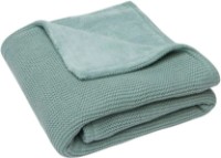 Одеяло для малышей Jollein Basic Knit 75x100 cm Forest Green/Coral Fleece (517-511-65219) фото №4 — интернет-магазин Desire.md