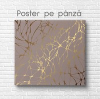 Pictură ArtShop Gold Lines On A Beige Background 40x40cm (PA192-XL-PL) imaginea #2 — magazin online Desire.md