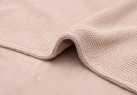 Plapumă pentru bebeluși Jollein Basic Knit 75x100cm Wild Rose/Fleece (517-511-67068) imaginea #3 — magazin online Desire.md