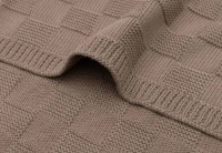Одеяло для малышей Jollein Box Knit 100x150cm Milky Coffee (516-522-68125) фото №3 — интернет-магазин Desire.md