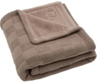 Одеяло для малышей Jollein Box Knit 75x100cm Milky Coffee/Velvet (517-511-68125) фото №4 — интернет-магазин Desire.md