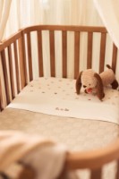 Plapumă pentru bebeluși Jollein Box Knit 75x100cm Warm Sand/Velvet (517-511-68124) imaginea #6 — magazin online Desire.md