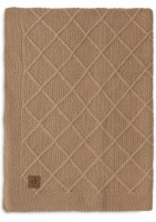 Одеяло для малышей Jollein Check Knit 100x150cm Biscuit (516-522-68039)