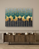 Pictură ArtShop Modern Gold Geometry Lines 75x50cm (PA256-M-PL)