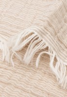Одеяло для малышей Jollein Fringe Stripe 120x120cm Biscuit (516-522-68090) фото №4 — интернет-магазин Desire.md