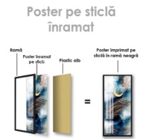 Pictură ArtShop Moon On An Abstract Background 35x70cm (PA115-L) imaginea #2 — magazin online Desire.md