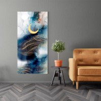 Pictură ArtShop Moon On An Abstract Background 35x70cm (PA115-L-PL)