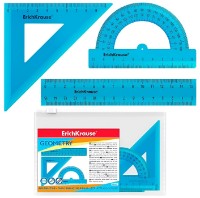 Набор Линеек Erich Krause Standard 3pcs голубой (53534)