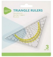 Riglă Free & Easy 3pcs 14 Х9 см пластик (52374)