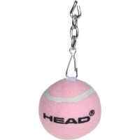 Breloc Head Mini Tennis Ball Pink