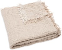 Одеяло для малышей Jollein Fringe Stripe 75x100cm Biscuit (516-511-68090) фото №5 — интернет-магазин Desire.md