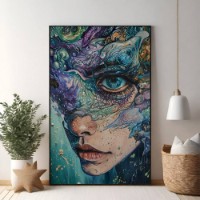 Картина ArtShop Piercing Gaze 60x90cm (PA361-LL)