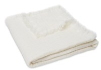 Одеяло для малышей Jollein Muslin Fringe 120x120cm Ivory (521-557-66041) фото №3 — интернет-магазин Desire.md