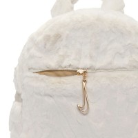 Rucsac dame Nike Sportswear Futura Faux Fur Mini Phantom/Sanddrift imaginea #4 — magazin online Desire.md