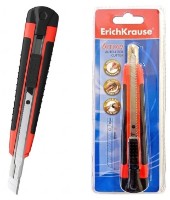 Нож канцелярский Erich Krause Arrow 9mm Red (56305)