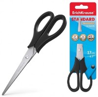 Ножницы канцелярские Erich Krause EasyCut 17cm Black (52686)