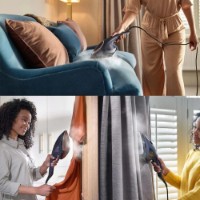 Aparat de călcat vertical cu abur Russell Hobbs Steam Genie (28370-56) imaginea #3 — magazin online Desire.md