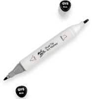 Marker Mont Marte Dual Tip Black GY8 (MGRD0060)