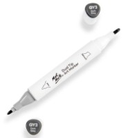 Marker Mont Marte Dual Tip Dark Grey GY3 (MGRD0059)
