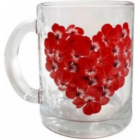 Set căni OSZ INIMA FLORI 320 ml (04c1208 IF) 6pcs