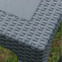 Masă Hola Rattan 0435500 Antracit imaginea #2 — magazin online Desire.md