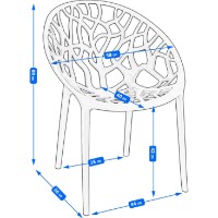 Стул Jumi ALBERO Black фото №9 — интернет-магазин Desire.md
