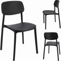 Стул Jumi LARA Black фото №7 — интернет-магазин Desire.md