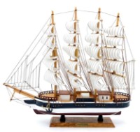 Statuetă Metalux Корабль 191-11 White