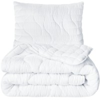 Set plapumă cu pernă MobiCasa CLOUD DREAM 140x210/50x70cm White