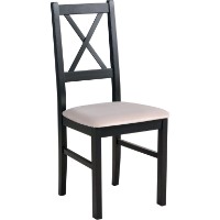 Стул Drewmix Nilo 10 Negru/ stofa 26B