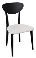 Стул Drewmix New Hugo 7 Negru / stofa 34A
