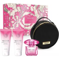 Парфюмерный набор для неё Versace Bright Crystal Absolu EDP 90ml + Shower Gel 100ml + Body Lotion 100ml + Bag 