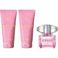 Парфюмерный набор для неё Versace Bright Crystal EDT 90ml + Shower Gel 100ml + Body Lotion 100ml