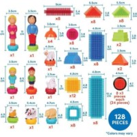 Set de construcție Battat Bristle Blocks (BT3072Z) imaginea #6 — magazin online Desire.md