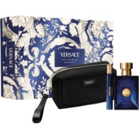 Парфюмерный набор для него Versace Dylan Blue EDT 100ml + EDT 10ml + Bag