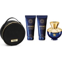 Парфюмерный набор для неё Versace Dylan Blue Femme EDP 100ml + Shower Gel 100ml + Body Lotion 100ml + Bag