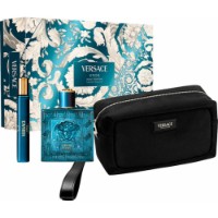 Парфюмерный набор для него Versace Eros EDT 100ml + EDT 10ml + Bag