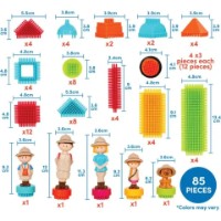 Set de construcție Battat Bristle Blocks (BT3073Z) imaginea #5 — magazin online Desire.md