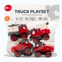 Set de construcție Bo. Truck Playset Fireman (8024ML)