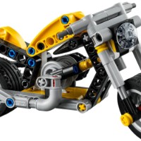 Set de construcție Lego Technic: Yellow Motorcycle (42225) imaginea #3 — magazin online Desire.md