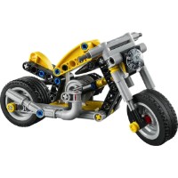 Set de construcție Lego Technic: Yellow Motorcycle (42225)