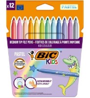Набор фломастеров Bic Kid Couleur Pastel 2.8mm 12pcs (56886)