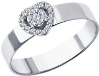 Кольцо SOLOVOV JEWELRY 1012673-3 s.17,5 2,12gr