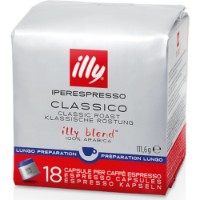 Capsule pentru aparatele de cafea Illy Classico Lungo 18pcs