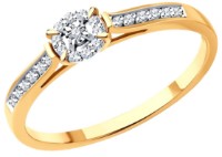 Кольцо SOLOVOV JEWELRY 51-210-01923-1 s.16,5 1,63gr