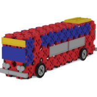 Set de construcție Trefl Connect Building Bricks Bus (61973) imaginea #2 — magazin online Desire.md