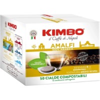 Капсулы для кофемашин Kimbo Amalfi Arabica 100% Cialde 50pcs (8002200143442)