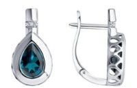 Серьги SOLOVOV JEWELRY 72-00371-3 3,15gr фото №2 — интернет-магазин Desire.md