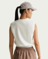 Maiou de dame Nike Sportswear Chill Terry Sail, s.L imaginea #2 — magazin online Desire.md