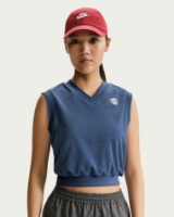 Maiou de dame Nike Sportswear Chill Terry Mystic Navy, s.XS